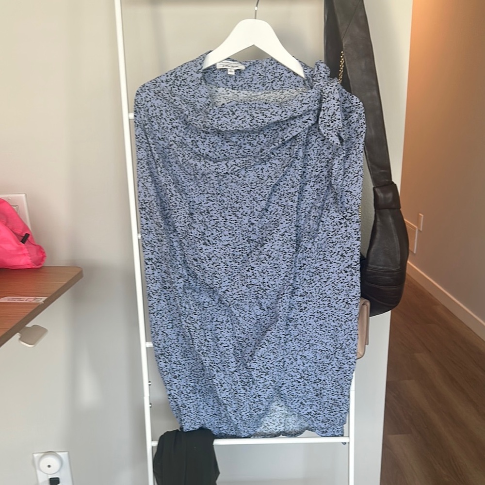 & Other Stories Lavender Speckled Blouse